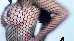 Lily Lane In Fishnets Gets Pussy Fucked And Spermed By Alex Legend
