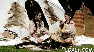 legal age teens play with sex toys in lesbian fun