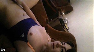 Sexy Innocent Brunette Fingering Herself In Someone Else S House