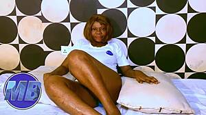 she moans so well during anal fucking with big black cock