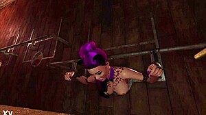 Hey, check out this cartoon gloryhole setup on the wall