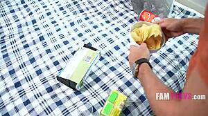 faux pussy swap with ebony step sisters real deal