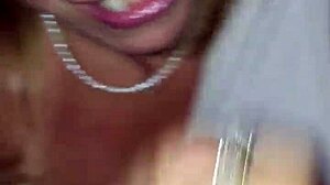 Mama sucks her cock part2