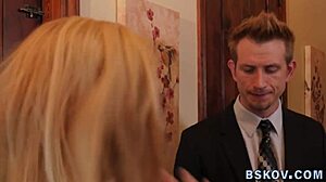 ass fucked blonde pornstar babe in heels