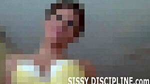 i will teach you to be a proper sissy girl in lingerie