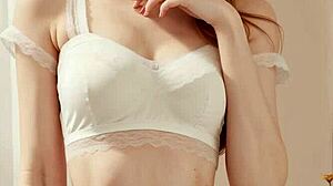 Lingerie Models In Flower Panties Barefoot And Sexy