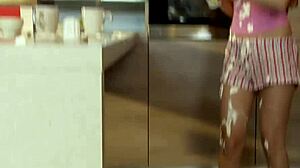 european lesbians wrestle with food before oral sex