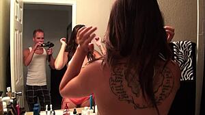 shae parker films amateur video with her boyfriend