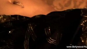 lovely brunette dance gracefully