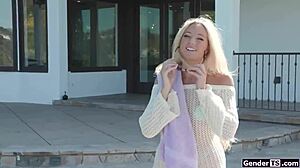 Hot Coed Definitely Wants to Fuck Tgirl Poolbabe Avery Lust