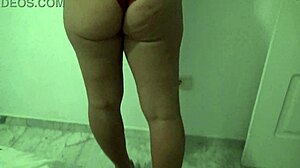 caught horny 18 year old stepson masturbating on dirty panties