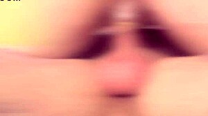 maggie green vibes her wet clit as mark eats her cunt before sex