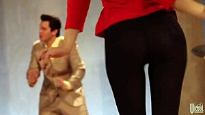 Lexi shows ass in leggings while riding and fucking