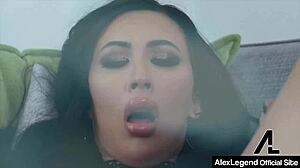 Lily Lane In Fishnets Gets Pussy Fucked And Spermed By Alex Legend