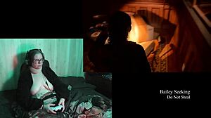 Naked Alan Wake 2 Playthrough Part 13: Bbw Brunette With Long Hair, Glasses, And Tattoo!