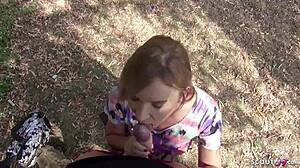 German Scout - Teen 18+Y Spontan Im Park Angesprochen Und Fuer Geld Gefickt