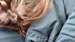 Amber Blowjob In Truck Cum In Mouth Slut Action