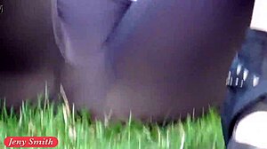 Jeny Smith in See-Through Yoga Pants Camel Toe!