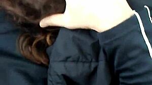 Amber Blowjob In Truck Cum In Mouth Slut Action