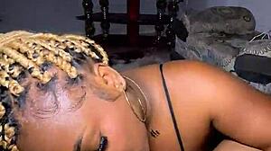 passionate homemade bonding with my ebony stepsister with big tits and ass