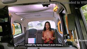 Desi Student Fucked by Prague Taxi Man in Backseat