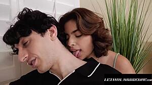 New Latina Secretary Relieves Stress By Getting Fucked Deep