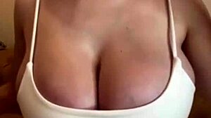 stepmother with big milky tits fucks and masturbates to orgasm