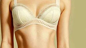 Lingerie Models In Flower Panties Barefoot And Sexy