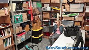 Naughty Shoplifter Gets Cummed Hard