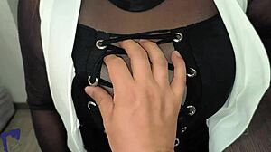 Horny latina milf sister-in-law gives pov blowjob rides dick and gets cumshot real amateur couple - hot mature