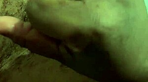 HANDJOB FROM MY WIFE CUMS HARD