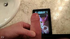 i made a tribute for nympho2225 with cum and blowjob