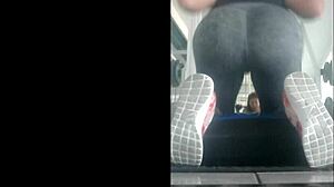 Hot Mexican Teen Bent Over In Gym Leggings For Intense Doggystyle Fuck!