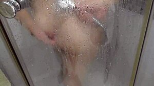 Busty Stepmom In Shower, I Watch And Masturbate