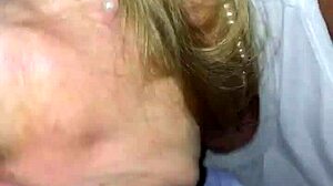 Mama sucks her cock part2