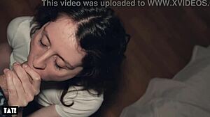 Petite College Girl Takes Huge Massive Cock Deepthroat!