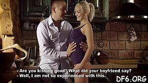 This defloration upload features a young virgin.