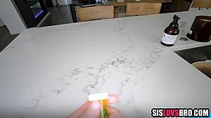 step sister taking care of step bros boner