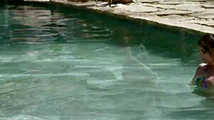 nikki delano and sara luvv enjoying pool party