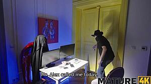 Mature4k Her Cheating Obsession in Stockings and Tattoo