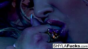 busty nikka, do you obey shyla stylez's commands in girl on girl sex?