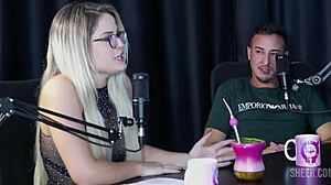 COMPILADOS DA LEXI MALLET NO BORA CAST COM BRUNA CARLOS WATCH ON SHEER RED