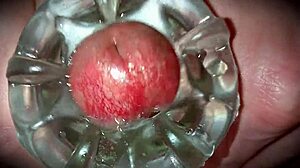 Close Up Oozing Cum After Big Cock First Time