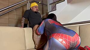 Mulher Aranha Gosta De Chupar Piroca Ate As Bolas