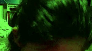 Teen natalie sneaks blowjob on big tits amateur