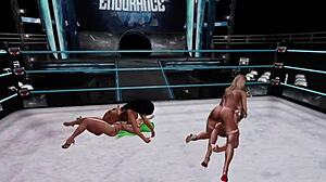 hey, check out this virtual pro wrestling bikini contest