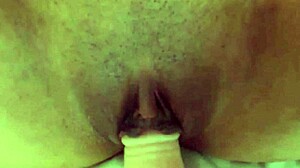 Angelina Greys Pussy Up Close Slides Big Dildo Cum And Squirt