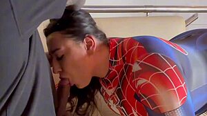 Mulher Aranha Gosta De Chupar Piroca Ate As Bolas