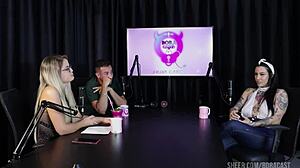 COMPILADOS DA LEXI MALLET NO BORA CAST COM BRUNA CARLOS WATCH ON SHEER RED