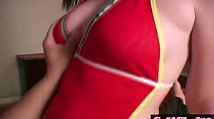 Sexy Andi Gives Lap Dance While Rubbing Pussy In Pants